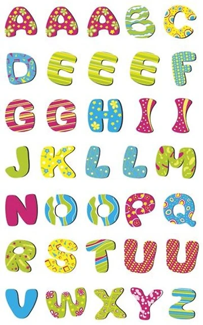 Cooky Stickers - Peps Alphabet