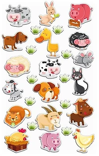 Cooky Stickers : Animals
