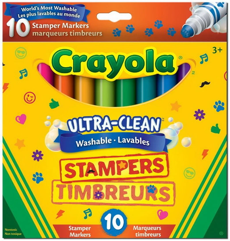10-Washable stamper markers