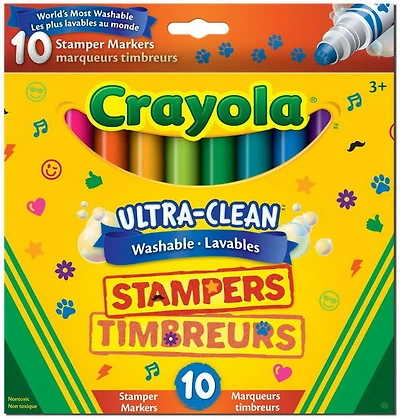 10-Washable stamper markers