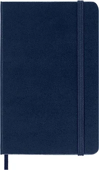 Carnet Classic ligné Poche Rigide Bleu saphir 192p