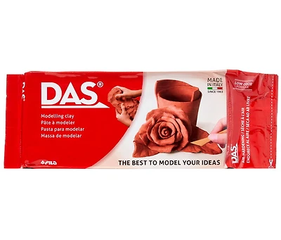 Pate à modeler autodurcissante - terracotta - 1kg