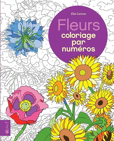 Fleurs : coloriage par numéros