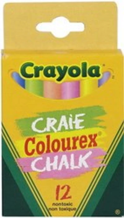 12-Pack Multi-Coloured Chalk