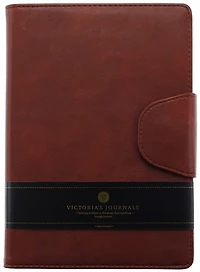 Journal ligné à rabat Executive Brun 192p