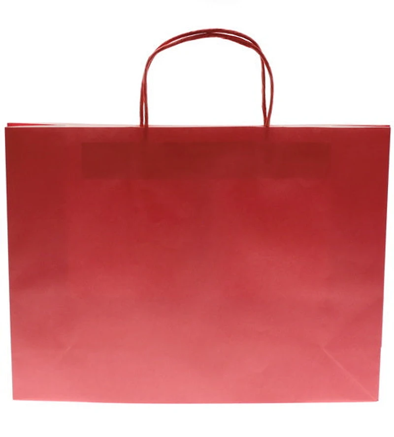 Gift Bag L Kraft Red