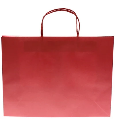 Gift Bag L Kraft Red