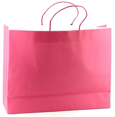 Sac large kraft rose