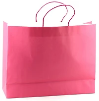 Sac large kraft rose