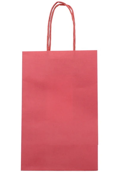 Sac petit kraft rouge