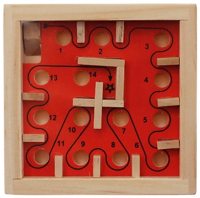 Mini labyrinthe en bois