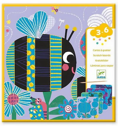 Cartes à gratter Toutes petites bêtes