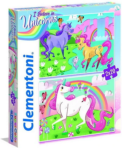 Licornes scintillantes 2X20 mcx