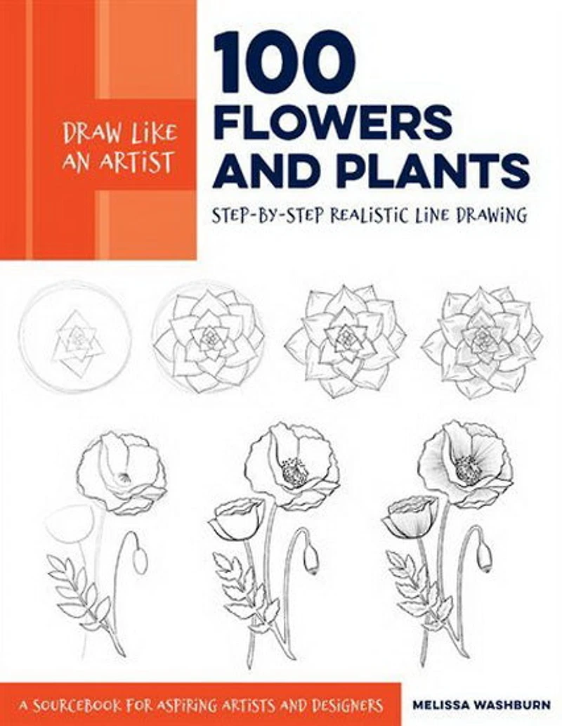 Draw Like an Artist : 100 Flowers and Plants