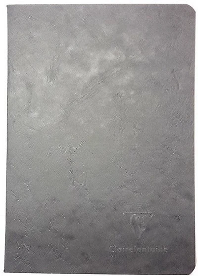 Cahier piqué Age-Bag ligné 96p 14.8x21cm Gris