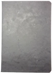 Cahier piqué Age-Bag ligné 96p 14.8x21cm Gris