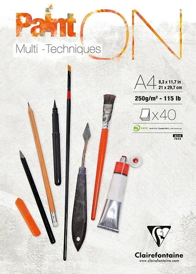 Paint'ON Mixed Media Glued Pad