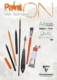 Paint'ON Mixed Media Glued Pad