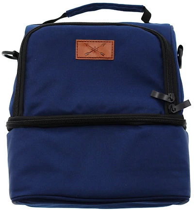 Boîte à lunch bleue 2 compartiments