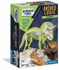 Archéo-ludic Tricératops phosphorescent