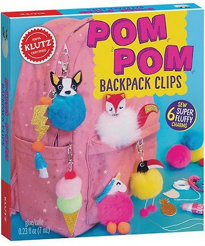 Klutz: Pom Pom Backpack Clips