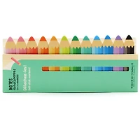 Languettes autocollantes Crayons