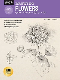 Drawing : Flowers with William F Powell : Learn to draw step by step