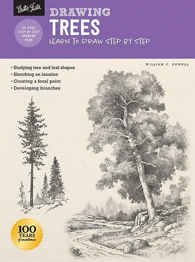 Drawing : Trees with William F Powell : Learn to draw step by step