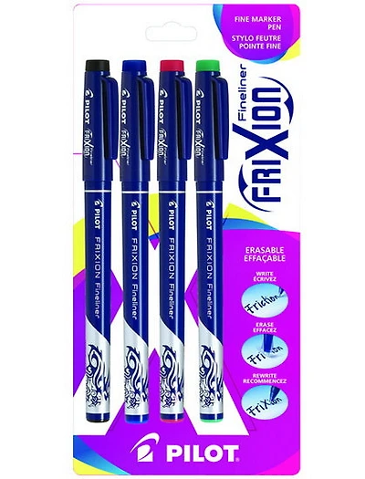 Ens. 4 Stylos Fineliner Frixion 2AS