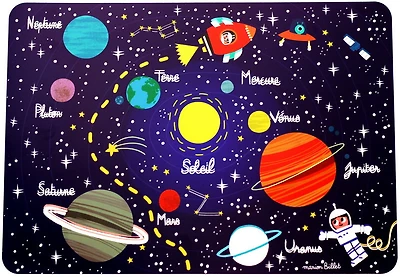 Napperon Système solaire VF