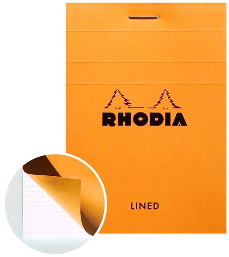 Rhodia Notepad-Lined - ORANGE