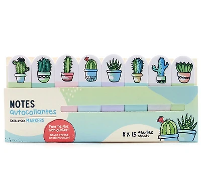 Languettes autocollantes Cactus