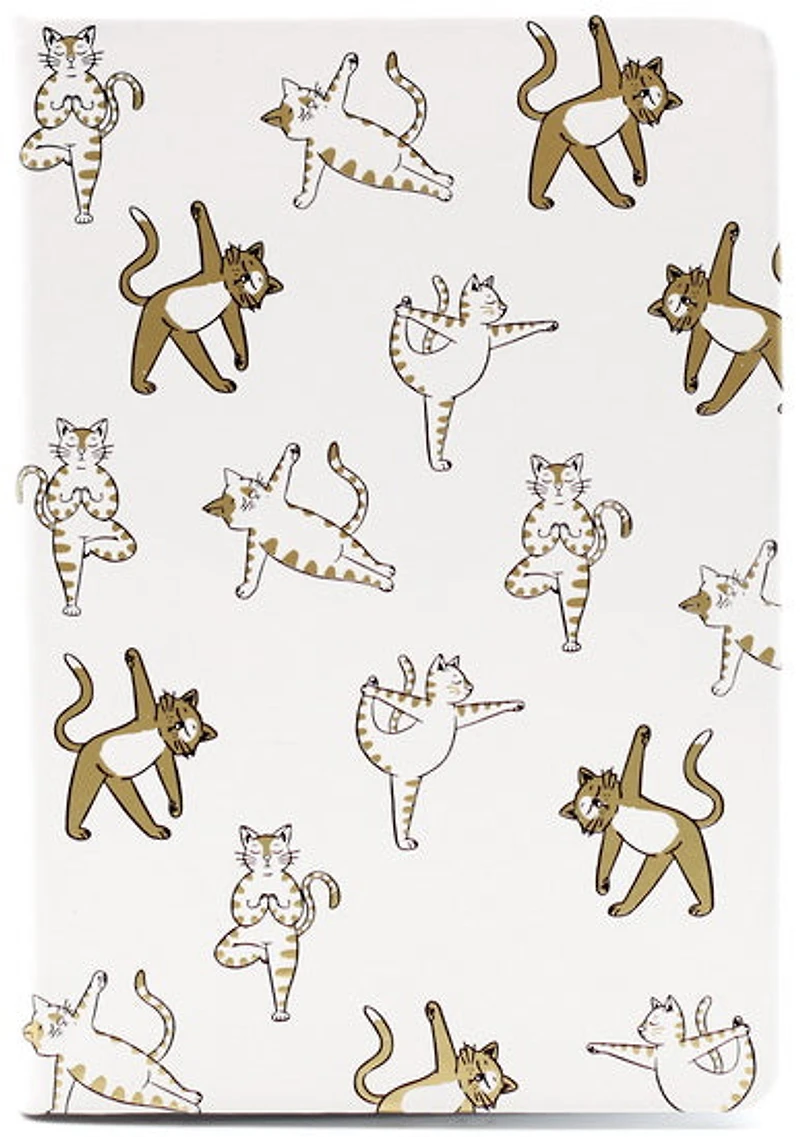 Journal ligné Chats yoga 192p