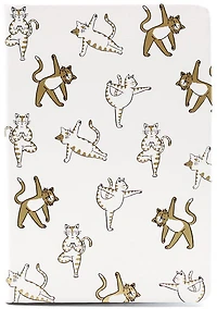 Journal ligné Chats yoga 192p