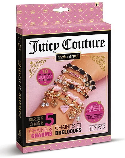 Juicy Couture bracelets chaînes et breloques