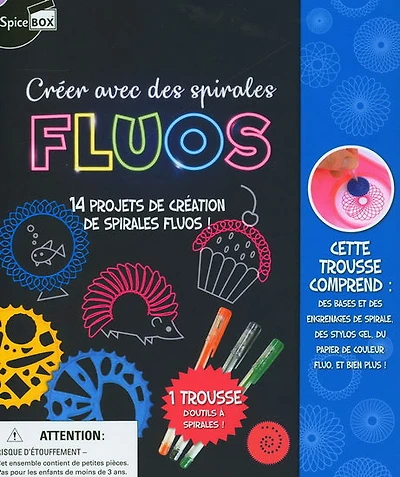 Créer avec des spirales Fluos