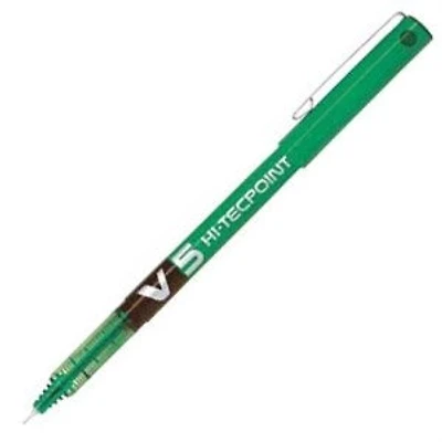 Stylo à bille Hi-tecpoint V5 x-fin vert