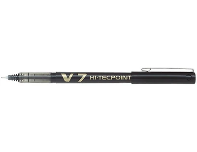 Stylo à bille Hi-tecpoint V7 fin noir