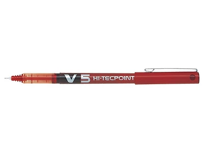 Stylo à bille Hi-tecpoint V5 x-fin rouge