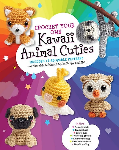 Crochet Your Own Kawaii Animal Cuties : 12 Amigurumi Patterns and Materials to 2 Projects