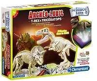 Archéo-ludic : T-rex & Tricératops - French Ed.