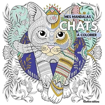 Mes mandalas à colorier : chats