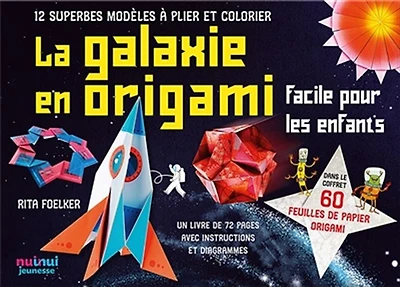 Galaxie en origami facile pour enfants - French Ed.