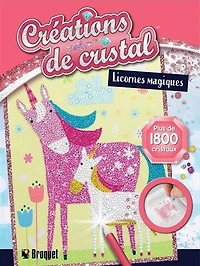 Créations de cristal licorne magique