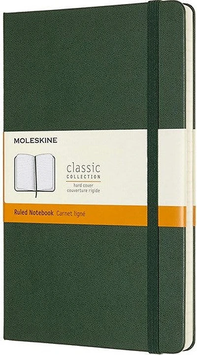Carnet Classic ligné Large Rigide Vert 240p