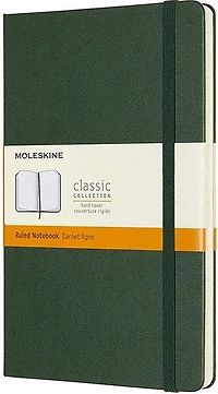 Carnet Classic ligné Large Rigide Vert 240p