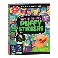 Make Your Own Glow in the Dark Puffy Stickers