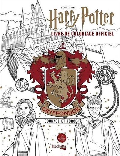 Livre de coloriage Harry Potter: Gryffondor - French Ed.