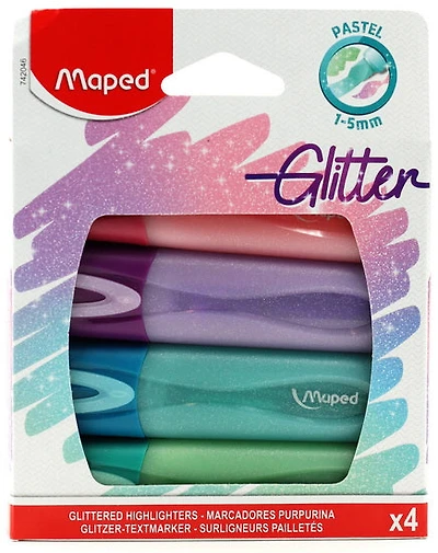 Ens. 4 surligneurs Pastel brillant