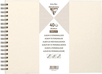 Album spirale Irisée à personnaliser 40f 32x24cm